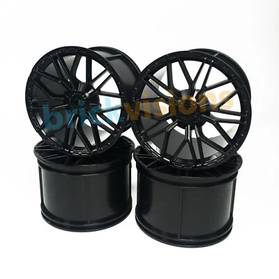 4 piezas personalizadas llantas negras (no cromadas) bujes 68577 para Lego 42115 42083 sin usar, en caja Foto 1 de 2