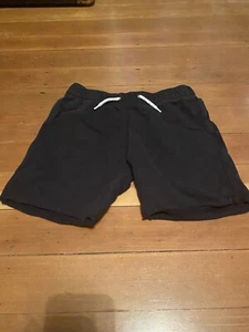 Appaman Kids boys Sweat Shorts Elastic Waist w Drawstring Size 8 Black - Picture 1 of 3