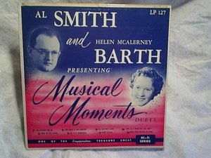 1950s AL SMITH HELEN MCALERNEY BARTH-Musical Moments Duets,LP 127,saviour for me - Picture 1 of 5