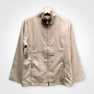 Vintage Fendi Jacket Beige Nylon Men Women Small/medium - Picture 1 of 6