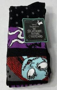 2 Stück Disney Nightmare Before Christmas Halloween Kniestrümpfe Größe 4-10 - Bild 1 von 6