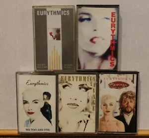 5x Eurythmics Tapes We Too Are One Savage Revenge Yourself Tonight Sweet Dreams - Picture 1 of 15