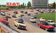 CATALOGO PIEGHEVOLE ORIGINALE FIAT 500 600 1100 1200 1500 1800 OLANDESE - 087