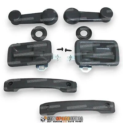 Juego de 6 manijas interiores de puerta compatibles con Suzuki SJ Samurai Sierra Drover Gypsy Foto 1 de 4
