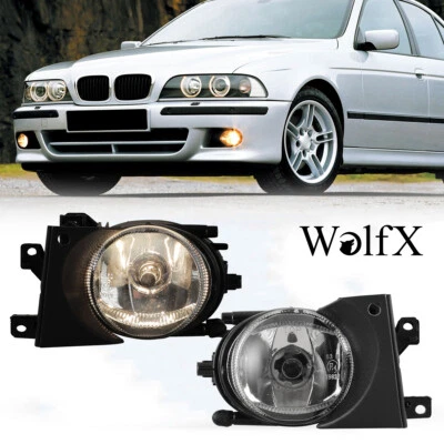 Luces antiniebla para BMW 525i 530i 540i 2001 2002 2003 cristal transparente parachoques delantero luces Foto 1 de 4