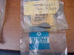 NOS Camshaft Sprocket Key Sunbeam Alpine 1725 cc Engine + Series II LeMans - Picture 1 of 2