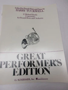 J Michael Haydn Concertino for French Horn and Piano Sheet Music Barry Tuckwell - Picture 1 of 5