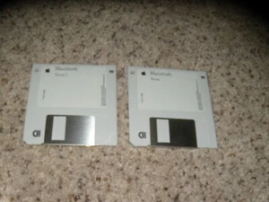 2 Macintosh Extra Disks on 3.5" disk.  Tested - Picture 1 of 1