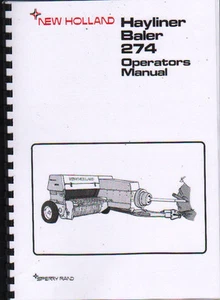 Libro manual de instrucciones del operador de empacadora New Holland "Hayliner 274" - Imagen 1 de 1