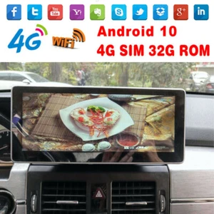 10.25" Android 13 Car GPS Head Unit Screen stereo for Benz GLK Class X204 09-12 - Picture 1 of 12