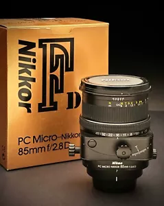 Nikon Micro PC 85mm f/2.8d Nikkor ManualFocus Lens for Nikon Digital SLR Cameras - Picture 1 of 7