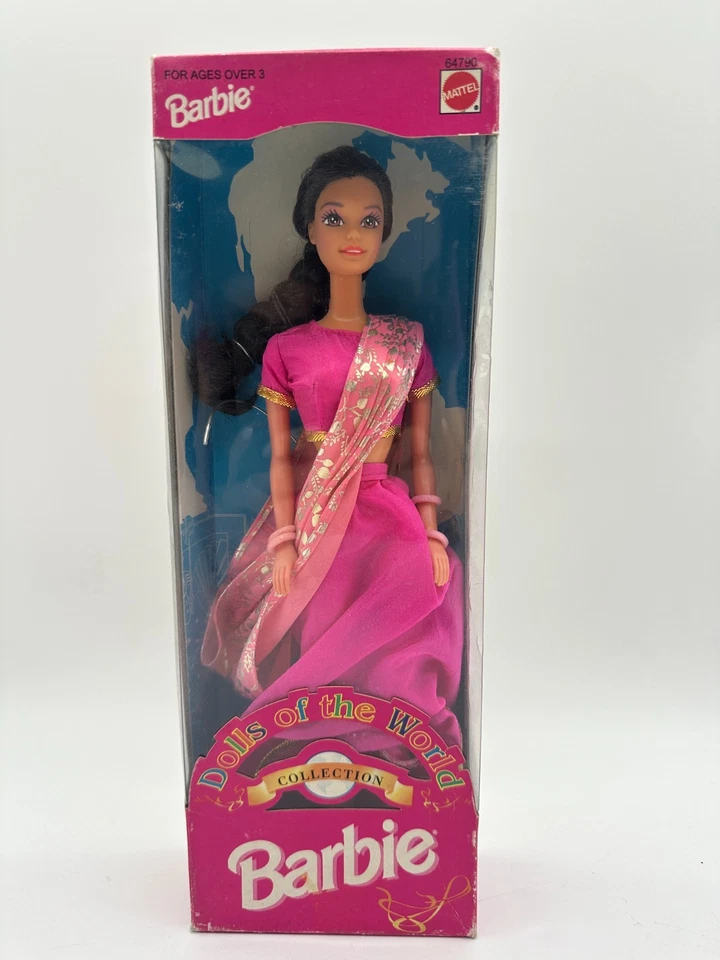 Bonecas Barbie indianas do mundo coleção Índia Richwell raras 1999 mattel NOVO - Imagem 1 de 1