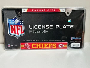 Kansas City Chiefs Team Logo License Plate Frame Car Truck New Wincraft - Picture 1 of 1