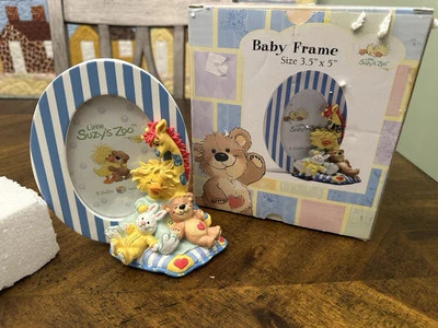 Nuevo marco de fotos de bebé Little Suzys Zoo de 3,5"X5" decoración de guardería ingenioso pato conejito Foto 1 de 4