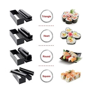 JY Sushi Making Kit DIY PP Multiused Sushi Maker Tool Rice Roll Mold For Home - Picture 1 of 22