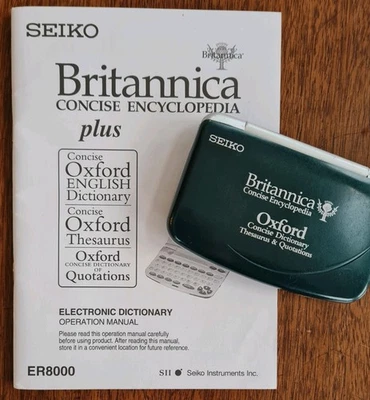 Seiko ER8000 Electronic Encyclopedia and Dictionary - Image 1 of 2