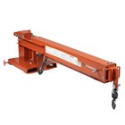 Titan Fork Mounted Adjustable Hoist Pivoting Jib Boom Crane, 84" - 138"