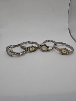 4 手表,复古,女士,石英 — 第 1/4 张图片