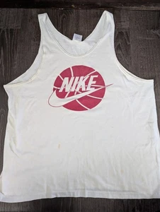 Camiseta sin mangas Nike vintage de los años 80 talla X grande XL baloncesto puntada única - Imagen 1 de 16