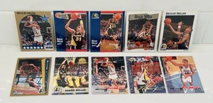 Lote de 10 tarjetas de baloncesto Reggie Miller Reggie Miller Indiana Pacers Salón de la fama - Imagen 1 de 2