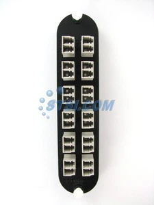Corning CCH-CP24-A8 Patch Panel, 12 LC Duplex OM1 Multimode 62.5 Adapters ~STSI - Picture 1 of 2