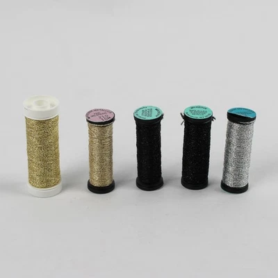 Lot of 5 KREINIK METALLICS Fine Polyester Braids - Image 1 of 4