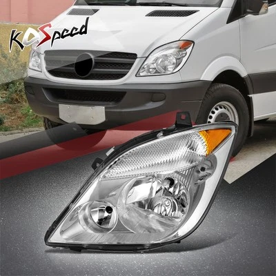 Faro lateral del conductor cromado para Dodge/Mercedes/Freightliner Sprinter 2007-2013 Foto 1 de 4