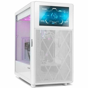 Case computer desktop ATX Nox-Xtreme NXHUMMERBIOSW Nero - Bild 1 von 5