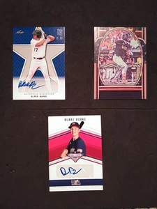 BLAKE BURKE AUTOGRAMMKARTEN LOT 2020/2018 BREWERS BOMBER 3 Karten  - Bild 1 von 17
