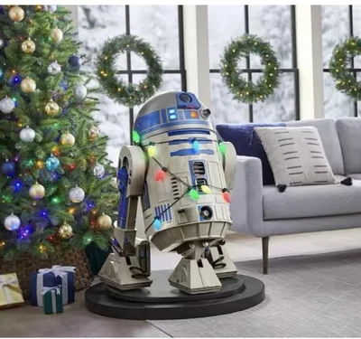 Star Wars R2D2 - 3.5' Animado LED R2D2 - Home Depot Decoración de Navidad Foto 1 de 4