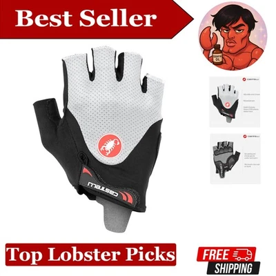 Guantes de moto ajustables para hombre - acolchados en gel, perfectos para grava y bicicletas de carretera Foto 1 de 4