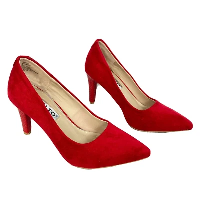 Zapatos de salón Rialto para mujer talla 6M rojo Murphy clásicos punta serpiente tacones de aguja Foto 1 de 4