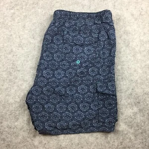 Tommy Bahama Relax Swimming Drawstring Patterned Trunks, Men's XL (Blue/Navy) - Picture 1 of 9