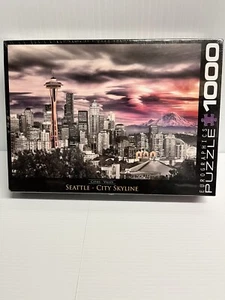 Seattle City Skyline Eurographics City Collection 1000 Piece Jigsaw Puzzle NEW - Picture 1 of 3