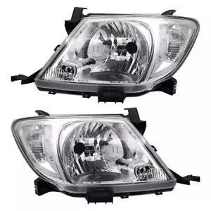 Pair LH&RH Left+Right Head Light Lamp For Toyota Hilux Ute 2005~2011 2WD 4WD AU - Picture 1 of 4
