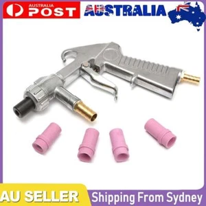 Sandblaster Air Siphon Feed Blast Gun Sand Blasting Gun with Metal Ceramic Tips - Picture 1 of 12