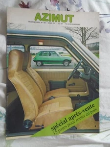 Azimut Mar 1978 No 60 Belgium Renault mag French text - Picture 1 of 1