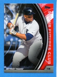 2016 Topps Update 500 HR Futures Club #1 Miguel Cabrera Tigers - Picture 1 of 1