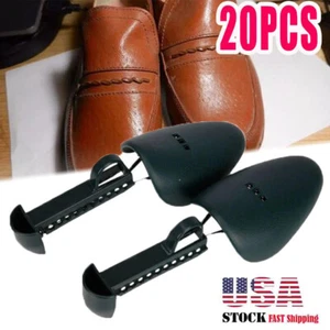 10 Pairs Plastic Shoe Tree Stretcher Shaper Mens Shoes Support Home Keeper Green - Picture 1 of 12