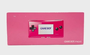 Nintendo Gameboy Micro Pink Handheld New in Box - Imagen 1 de 14