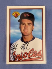 Bob Melvin 1989 Bowman Tiffany Baseball Card  #8