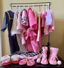 Lot Of 20 Pieces Of Misc Night Clothes Will Fit 18 inch & American Girl Dolls