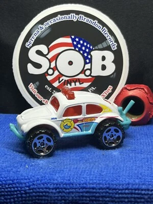 Matchbox 1960s Volkswagen Beetle Chief HQ 4x4 White Diecast 1:64 NM Cond - Image 1 of 4