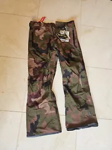Volcom Mens L GORE-TEX CAMO Snowboard Pants Small S $260 NWT NEW - Picture 1 of 14