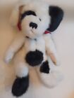 Boyds Bears Duffy P Hydrant Puppy Dog 18" Stuffed Plush Black White Dog Jointed