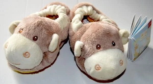 Nuevo Jungle friends mono botín bebé zapatos calcetines 0-10mth - Imagen 1 de 2