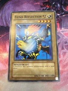 Fiend Reflection #2 - MISPRINT LOB-021 - YuGiOh - Misprinted Artwork - Vintage - Bild 1 von 2