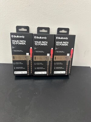 3/Skullcandy Braided 6' Apple Charging Cable (S7BCL-L094) - Image 1 of 3