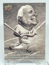 John McCain 2008 Upper Deck Presidential Predictors #PP-3 Sample Promo Card