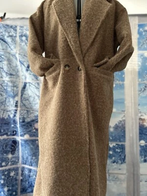 WOMENS SO LOOK HAND MADE WOOL COAT MADE IN ITALY NEW TAGGED FREE SIZE RRP $410. - Image 1 of 4